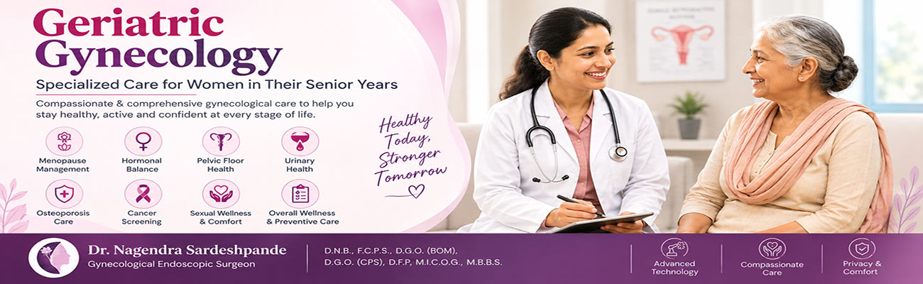 Geriatric gynecology care for senior women